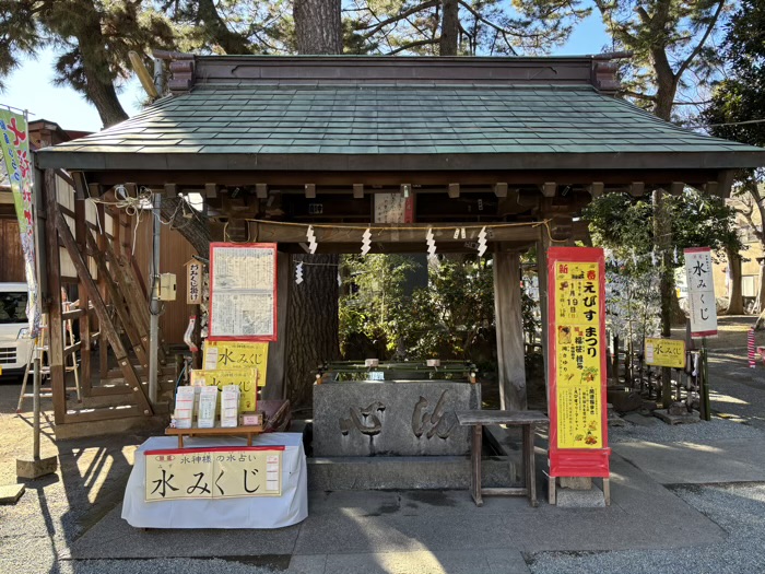 湘南　平塚三嶋神社　手水舎