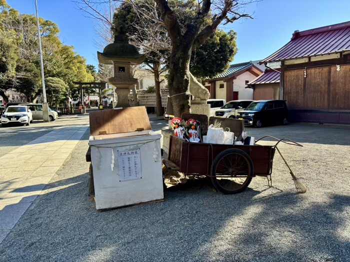 湘南　平塚三嶋神社　古神札納所