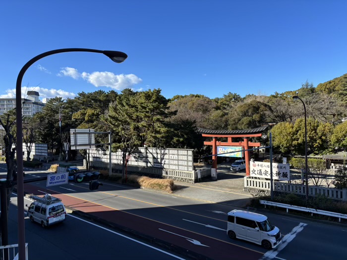 湘南　平塚八幡宮　車御祓所