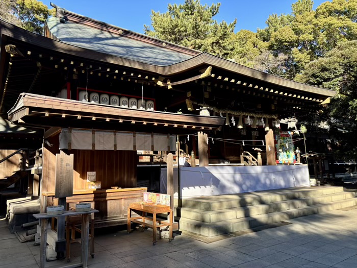 湘南　平塚八幡宮　社殿と御潮