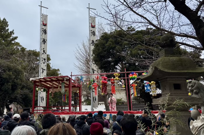 湘南　平塚三嶋神社　新春えびすまつり　歌謡ショー