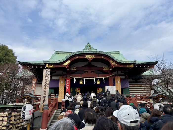 江東区　亀戸天神社　鷽替え神事　本殿