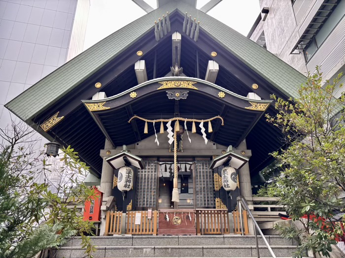 九段下　築土神社　社殿