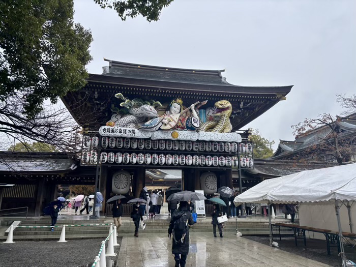 宮山　寒川神社　迎春ねぶた