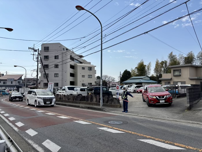 相武台下　座間神社　ひな祭り　第二駐車場