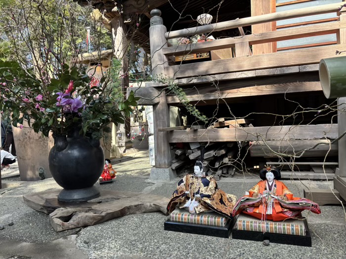 相武台下　座間神社　ひな祭り　社殿