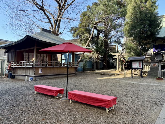 池尻大橋　上目黒氷川神社　境内