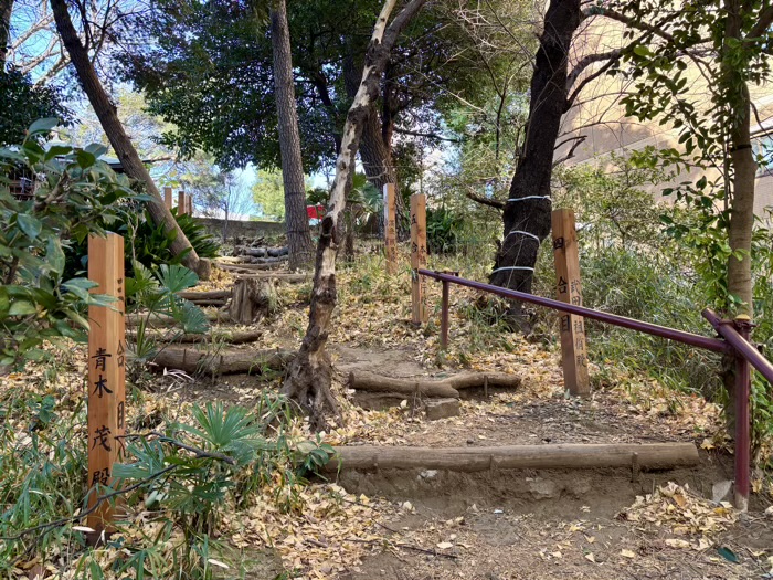 池尻大橋　上目黒氷川神社　目黒富士登山道