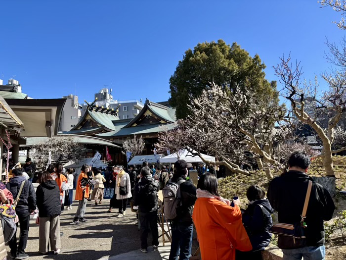 文京区　湯島天満宮　梅まつり