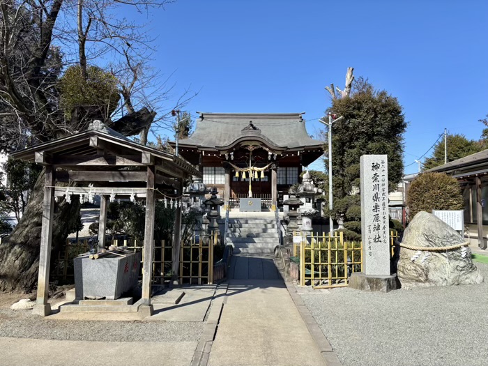 座間　栗原神社　境内