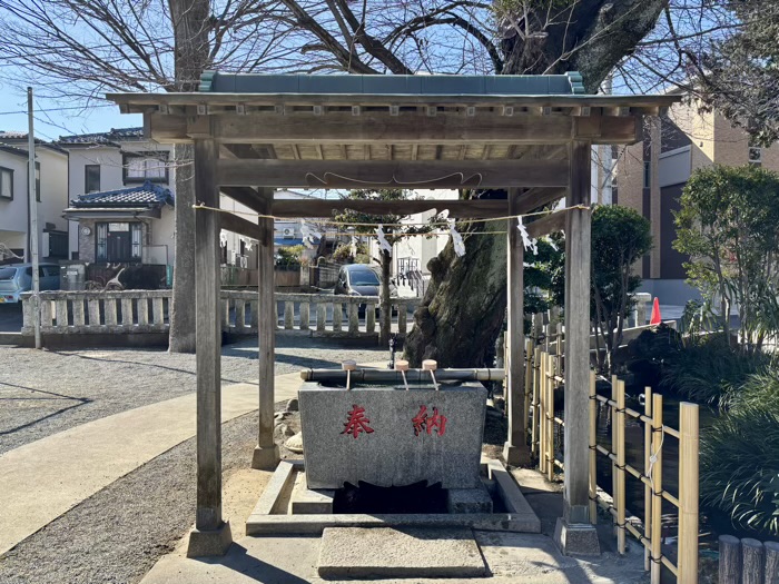 座間　栗原神社　境内