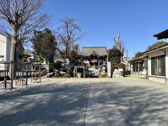 座間　栗原神社　境内