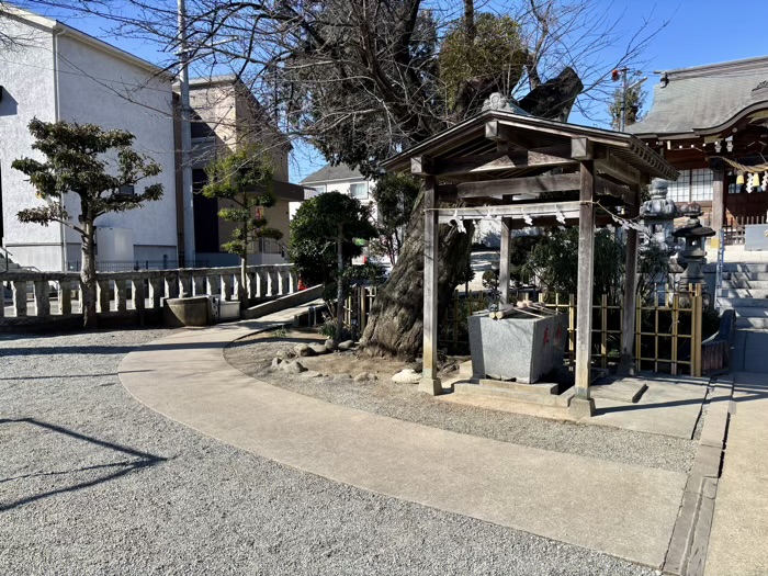 座間　栗原神社　境内