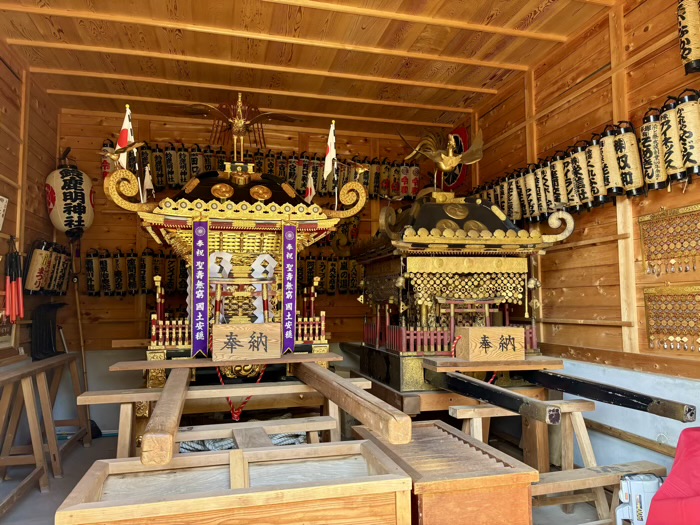 座間　鈴鹿明神社　神輿殿