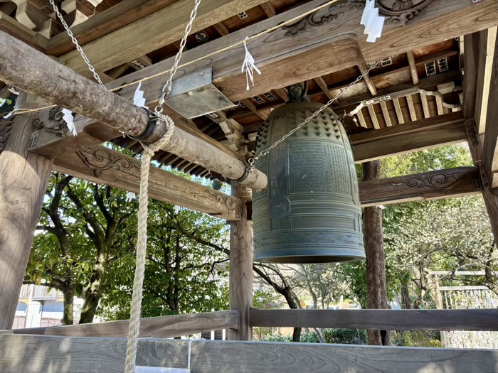 座間　鈴鹿明神社　鐘楼「迎神の鐘」