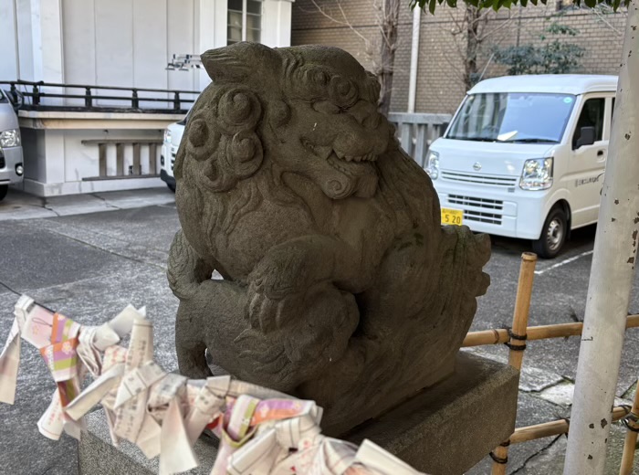 日本橋　椙森神社　狛犬