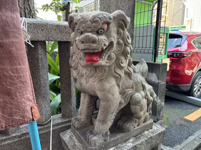 日本橋　三光稲荷神社　狛犬