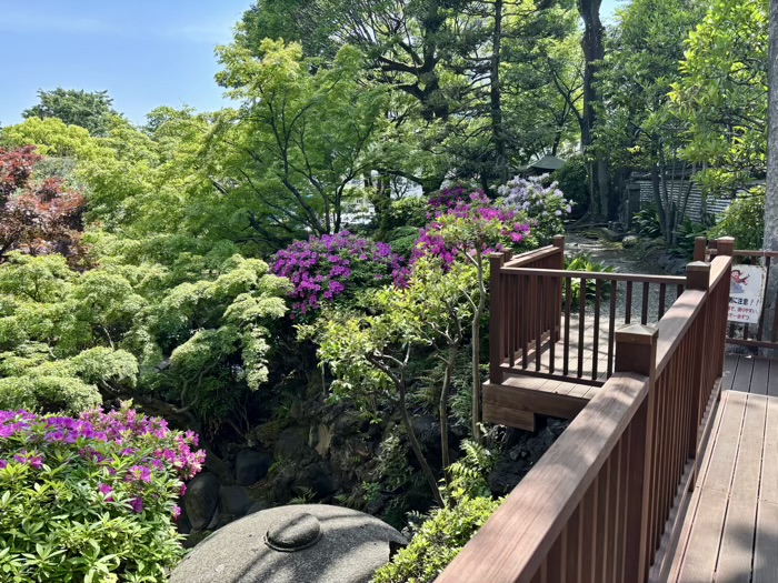 浅草 待乳山聖天 本龍院 庭園 成就橋