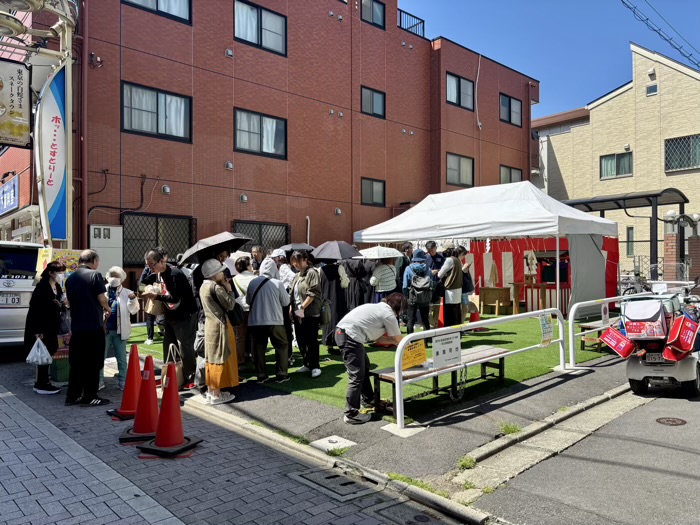 戸越公園　蛇窪神社　へびくぼ市　臨時授与所