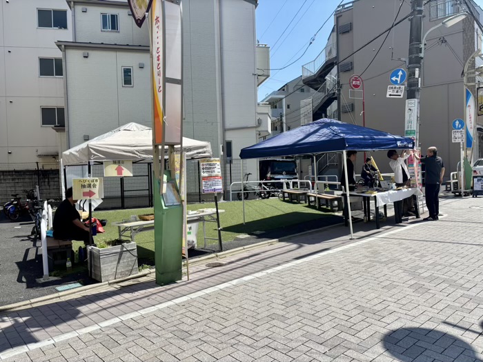 戸越公園　蛇窪神社　へびくぼ市　臨時授与所