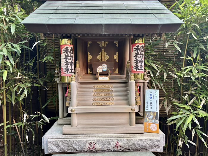 世田谷　池尻稲荷神社　水守