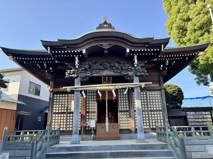 鷺沼　有馬神明神社　社殿