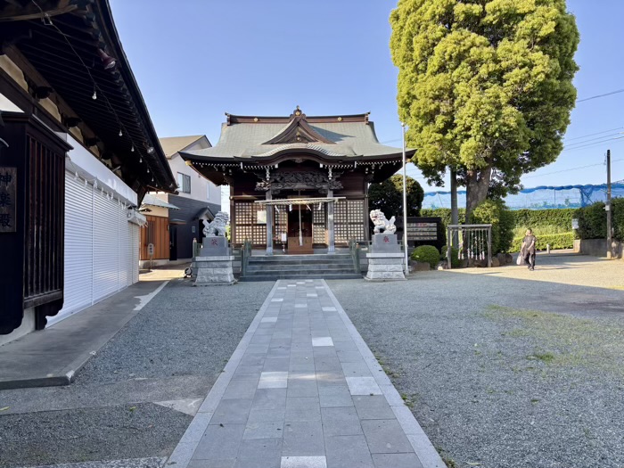 鷺沼　有馬神明神社　境内