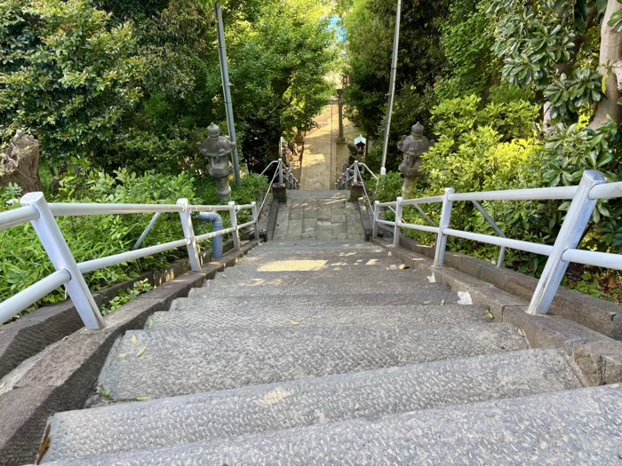 鷺沼　有馬神明神社　参道