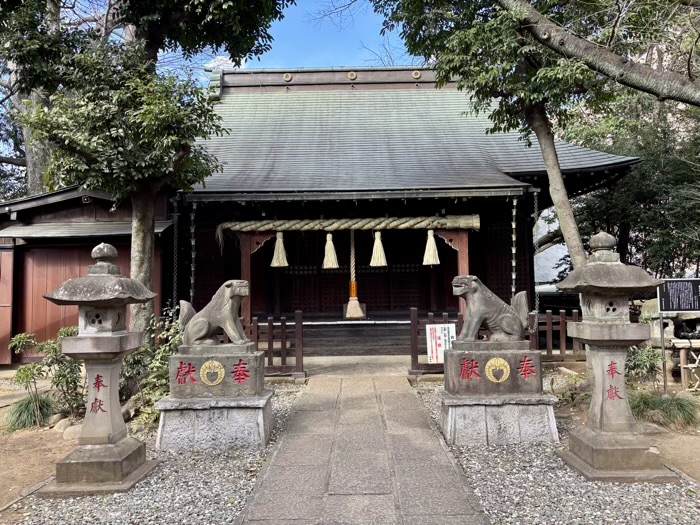 新宿　多武峯内藤神社　社殿