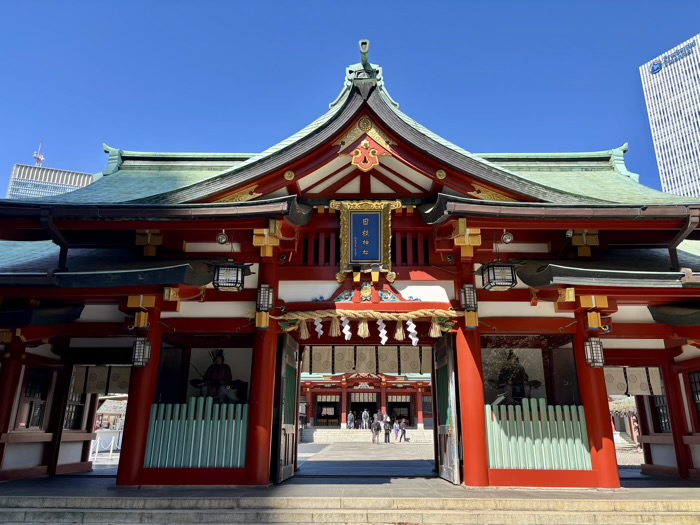 赤坂　日枝神社　随神門