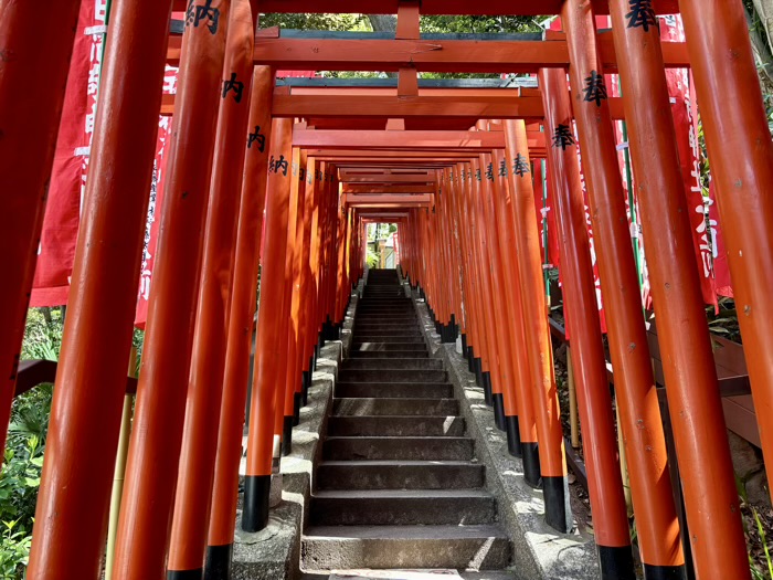 赤坂　日枝神社　稲荷参道（千本鳥居）