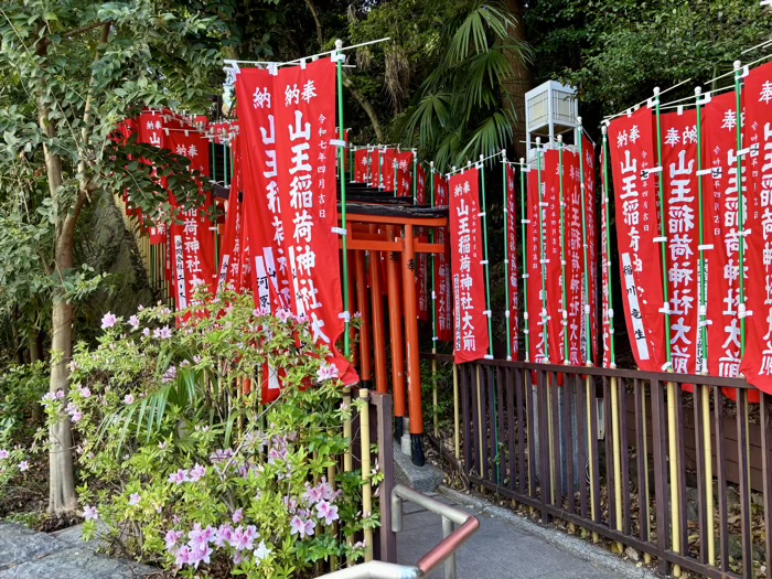 赤坂　日枝神社　稲荷参道（千本鳥居）