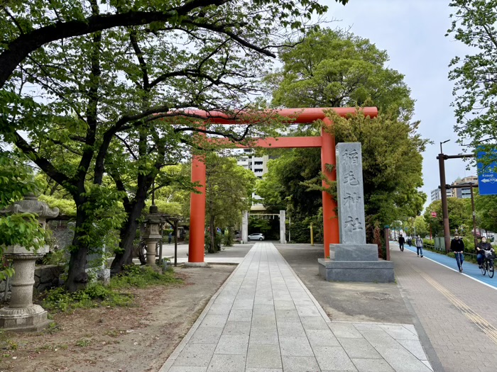 川崎　稲毛神社　参道