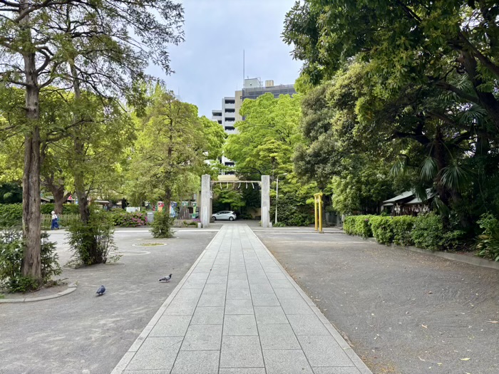 川崎　稲毛神社　参道