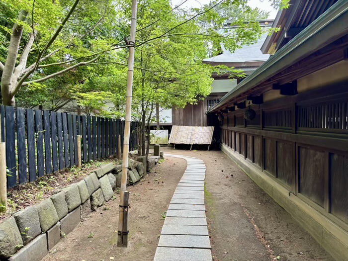 湘南　平塚八幡宮　うらまいり（裏参り） こころのみち