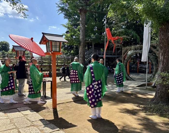 等々力不動尊　青葉まつり（五月大祭）　茅の輪念珠潜り