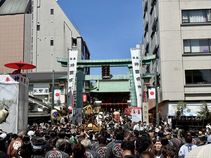 御茶ノ水　神田明神　神田祭　神輿宮入