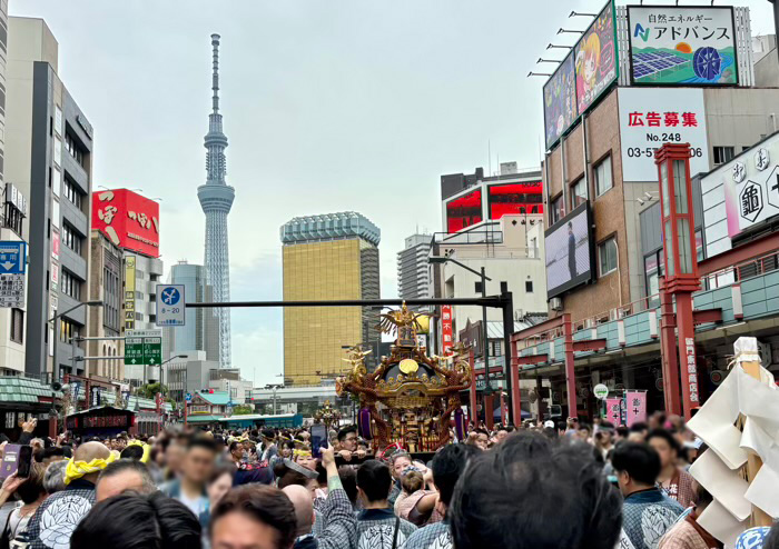 浅草神社 三社祭 町内神輿連合渡御