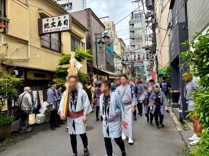 浅草神社　三社祭　町内神輿連合渡御