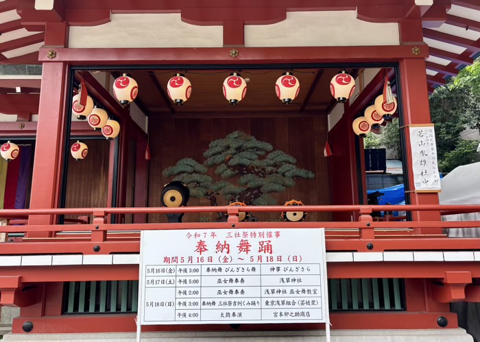 浅草神社　三社祭　奉納舞踊