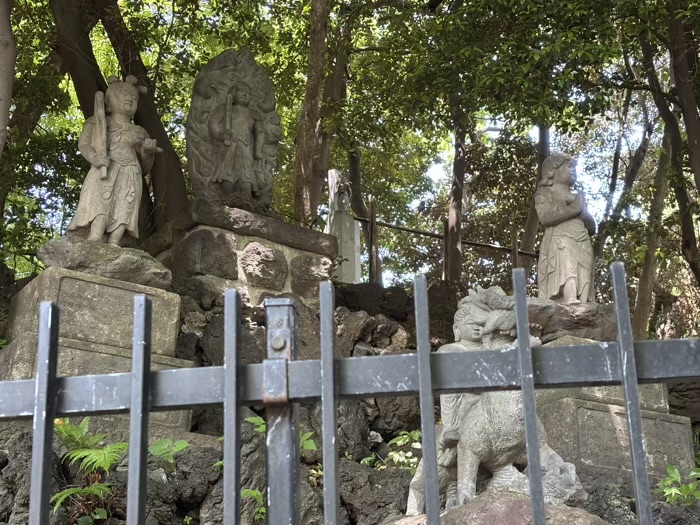 不動前　目黒不動尊　大縁日　八大童子の山