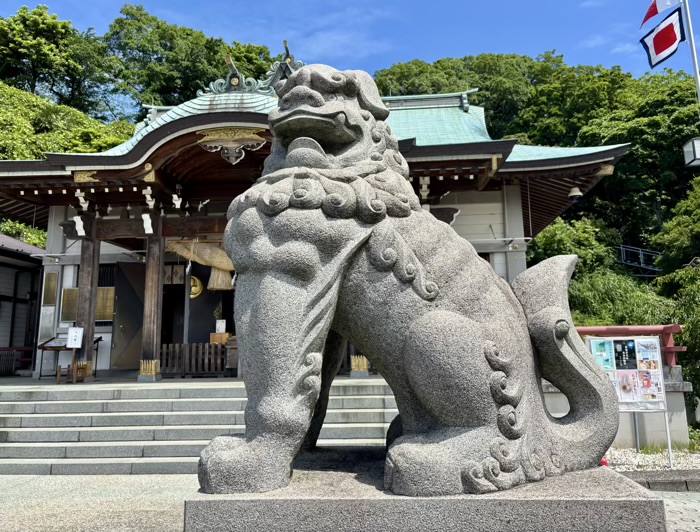 横浜　本牧神社　狛犬
