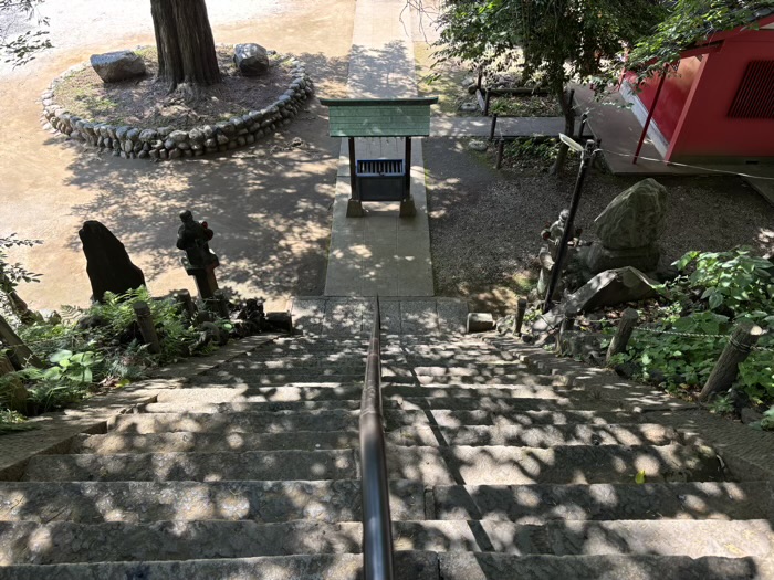 文京区　駒込富士神社　男坂