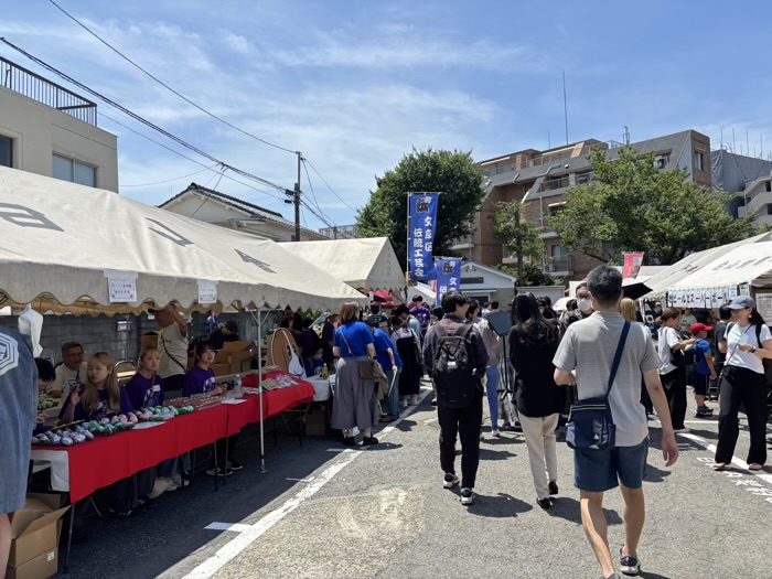 文京区　白山神社　あじさいまつり　屋台（模擬店）