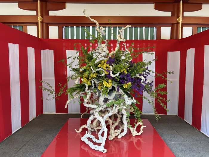 赤坂　日枝神社　山王祭　生け花