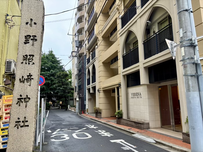 台東区　入谷　小野照崎神社　表参道