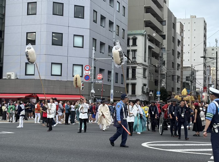 築地　波除神社　つきじ獅子祭（本祭）　渡御