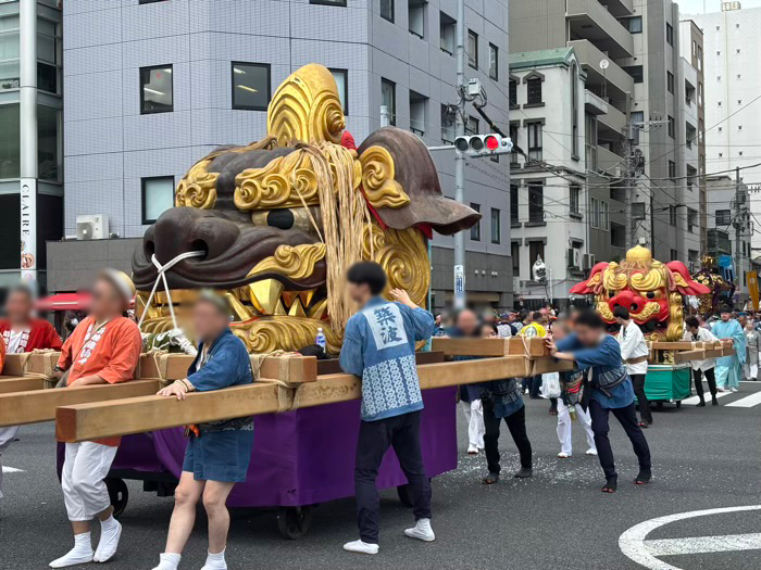 築地　波除神社　つきじ獅子祭（本祭）　渡御