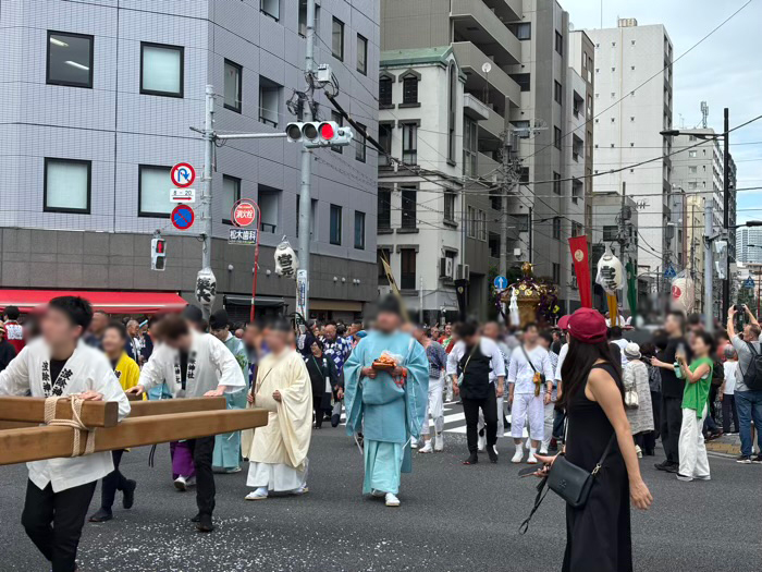 築地　波除神社　つきじ獅子祭（本祭）　渡御