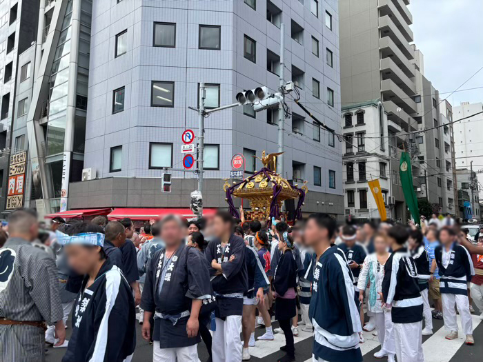 築地　波除神社　つきじ獅子祭（本祭）　渡御